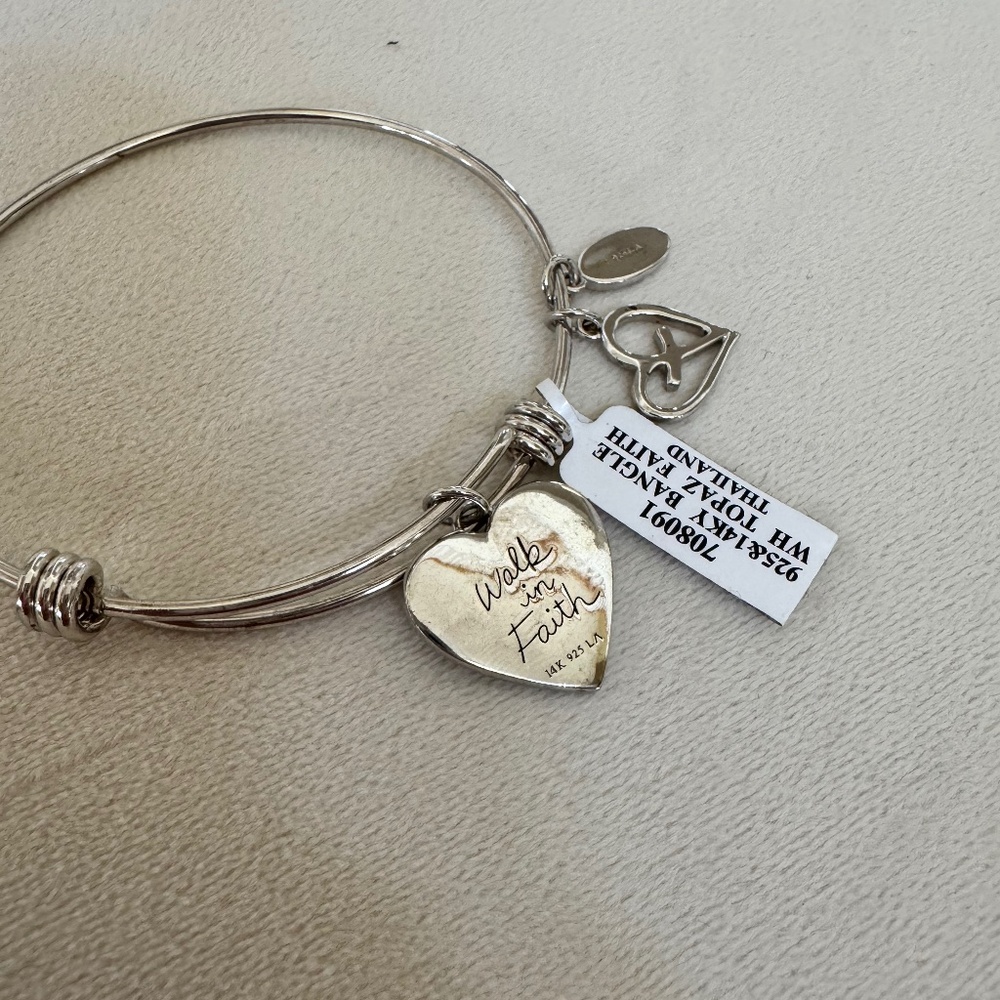 Sweet serenity bangle bracelet